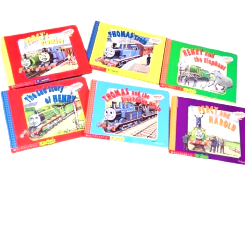 Lot of 6 Thomas & friends hard back books. Double stories